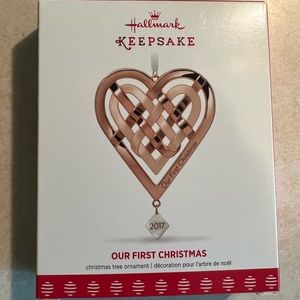 NIB 2017 Hallmark Our 1st Christmas Ornament